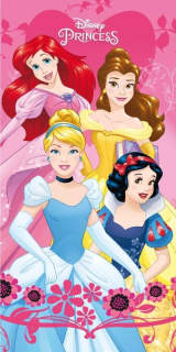 Osuška Princess Heart 70x140 cm
