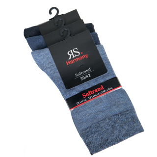 Dámské hladké bavlněné ponožky bez gumiček RS - 3 páry Kód zboží: 13317