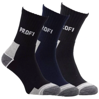 pánské zpevněné froté pracovní ponožky RS - 3 páry Kód zboží: 51002