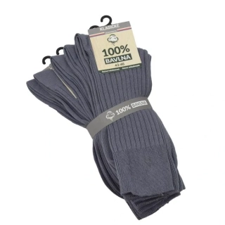 unisex 100% bavlněné klasické žebrované ponožky mix19 - 5 párů Kód zboží: 9100522_mix19