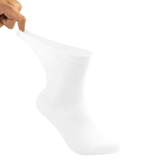 Zdravé ponožky zdravotní bavlněné rozšířené jednobarevné diabetické ponožky mix9 - 2 páry- 31126