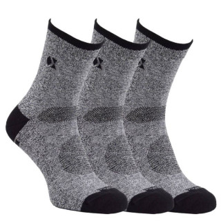 OXSOX Active unisex zkrácené bavlněné elastické sportovní ponožky mix - 3 páry - 5200923