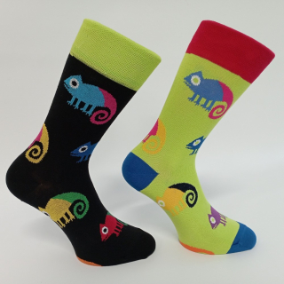 BAVLNĚNÉ VZOROVANÉ PONOŽKY LEON