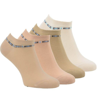 Zdravé ponožky dámské letní sneaker elastické tělové ponožky mix- 6401224 - 4 páry