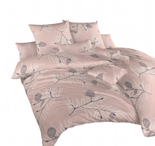 Povlečení bavlna Jehličí violet 