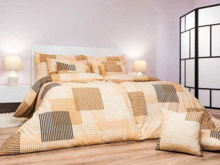 Povlečení bavlna Patrik béžový