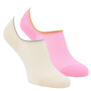 Zdravé ponožky letní nízké sneaker bavlněné neviditelné síťované ponožky se silikonem mix2 - 6800124 - 4 páry 