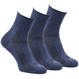 OXSOX Active bavlněné jednobarevné zkrácené antibakteriální ponožky Siltex mix23 - 93007 - 3 páry