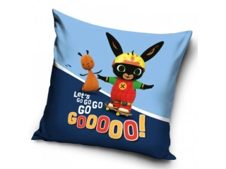 Polštářek Zajíček Bing a Flop Lets Go!