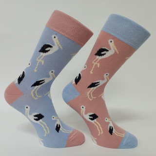 Vzorované bavlněné ponožky STORK