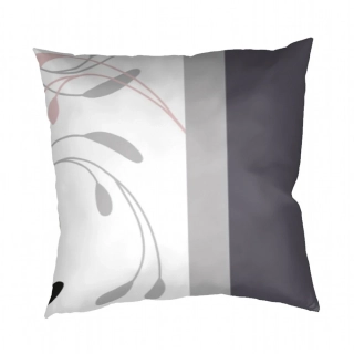 Povlak na polštář bavlna Slezsko šedopudrové