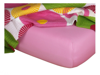 Jersey prostěradlo - starorůžová B