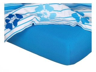 Jersey prostěradlo denim C