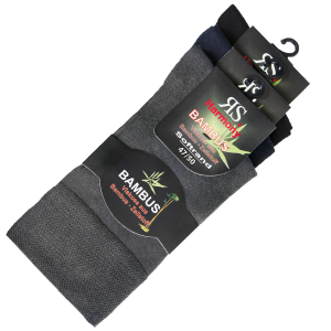 Pánské bambusové nadměrné zdravotní ponožky RS - 3 páry Kód zboží: 31055