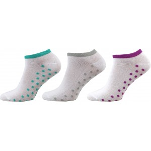 Dámské kotníkové ponožky multipack 3páry - KM01