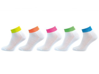 Dámské ponožky vyšší lem 1112A - 5 párů