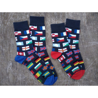 VZOROVANÉ PONOŽKY VLAJKY