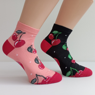 KOTNÍKOVÉ PONOŽKY TŘEŠNĚ