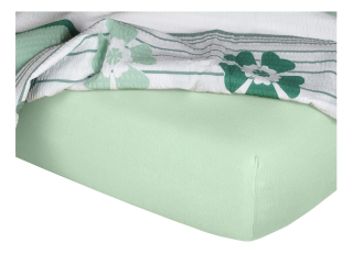 Jersey prostěradlo mentol