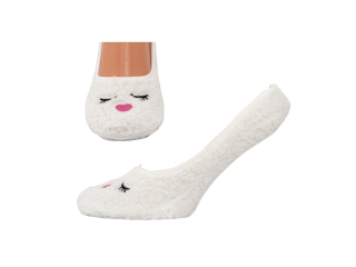 Dámské hřejivé balerínky Soft Touch 1268-2/BILE.OCI