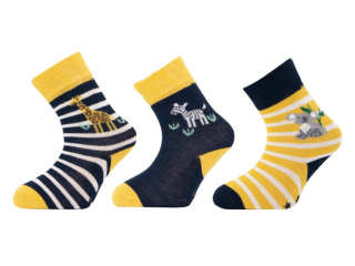 Dětské ponožky s ABS - 3 páry 1518