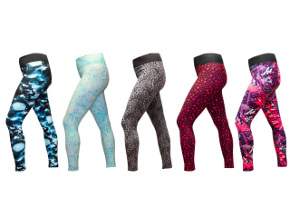 Legíny dámské vzorované