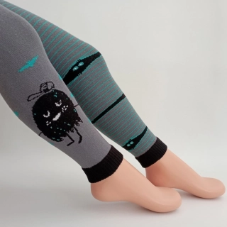 Dětské bavlněné legíny BUBÁK