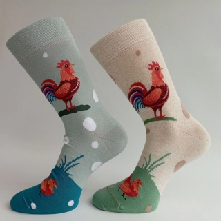 Vzorované ponožky KOHOUT