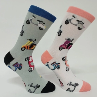 VZOROVANÉ PONOŽKY SKÚTR