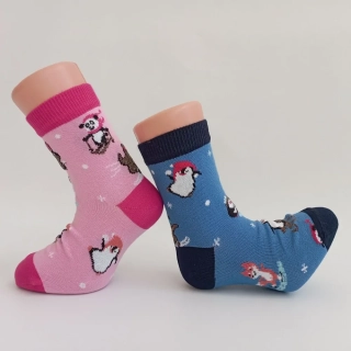 DĚTSKÉ VZOROVANÉ PONOŽKY ARKTIK