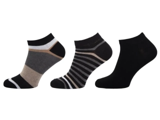 PÁNSKÉ KOTNÍKOVÉ PONOŽKY KM10 - MULTIPACK 3 PÁRY