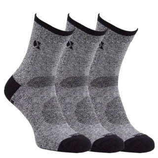 OXSOX Active unisex zkrácené bavlněné elastické sportovní ponožky mix - 52009X23 - 3 páry